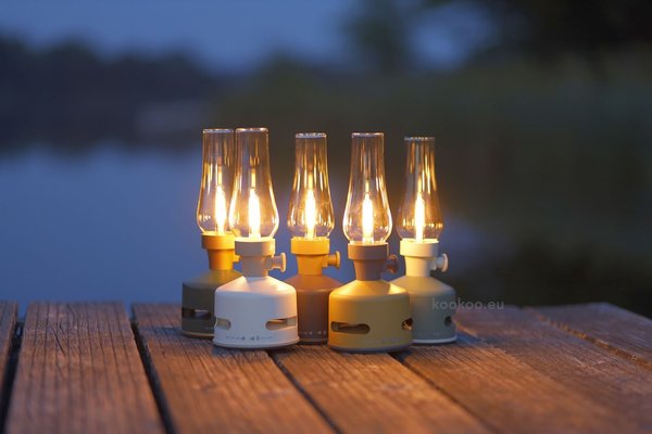 MoriMori Beach House, pearl-white MM1001W LED Lampe - Design Leuchte mit Lautsprecher